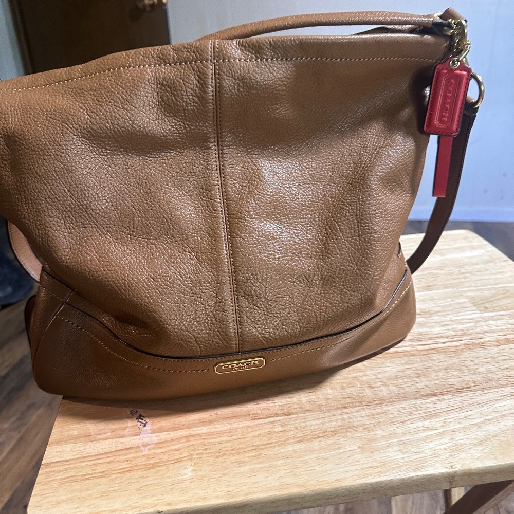 Coach Park Leather Hobo Bag